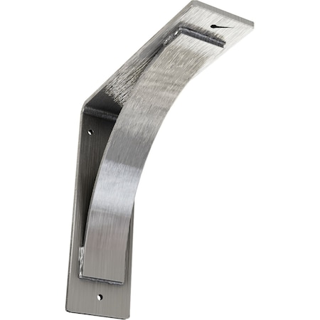 Ekena Millwork Morris Steel Bracket, Unfinished 3"W x 10"D x 10"H BKTM03X10X10MOCRS
